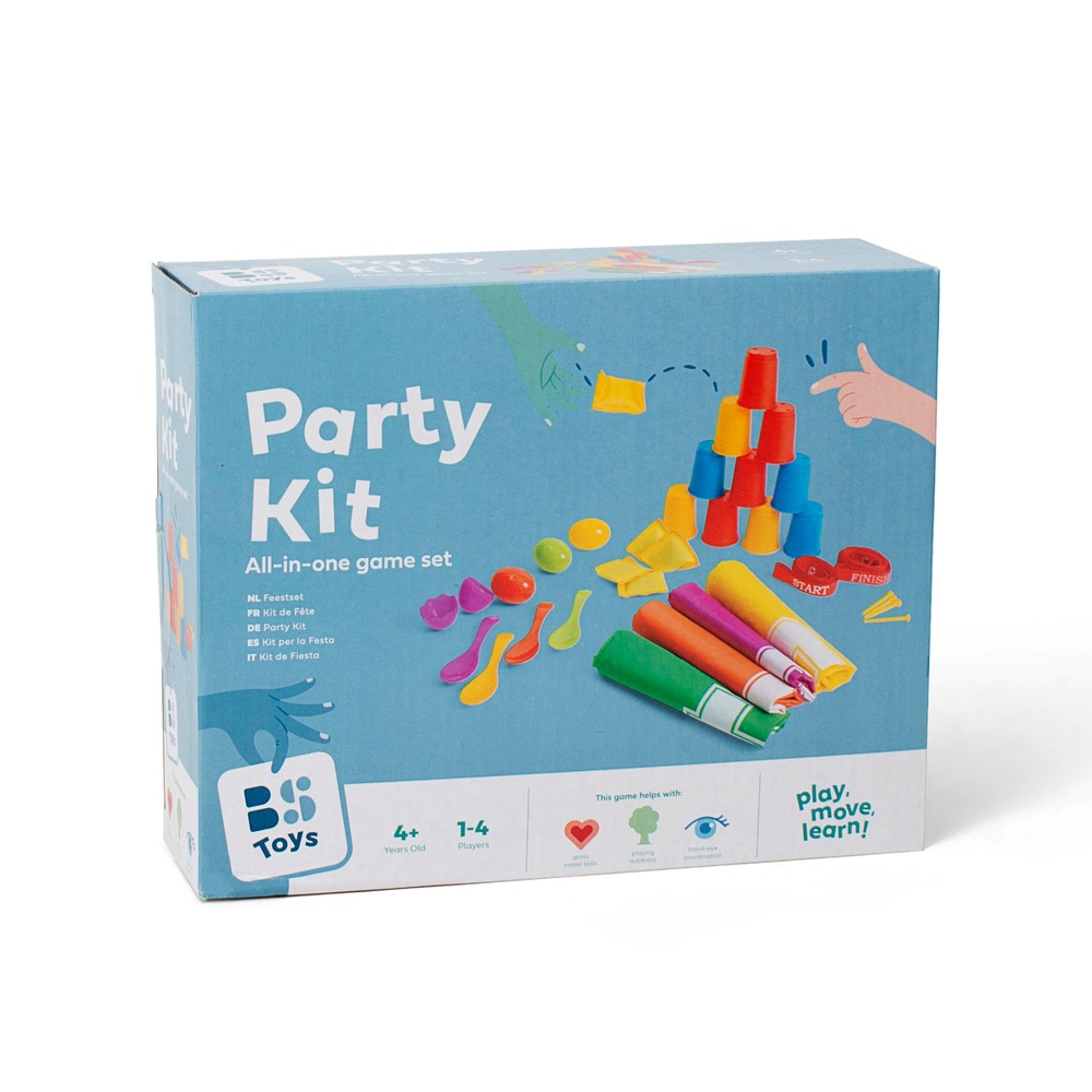 Quickdraw 4-in-1 Garten- & Strand-Spieleset Für Kinder – Enthält Frisbee, Fangball, Pelota & Ringwurf – Mit Tragetasche
