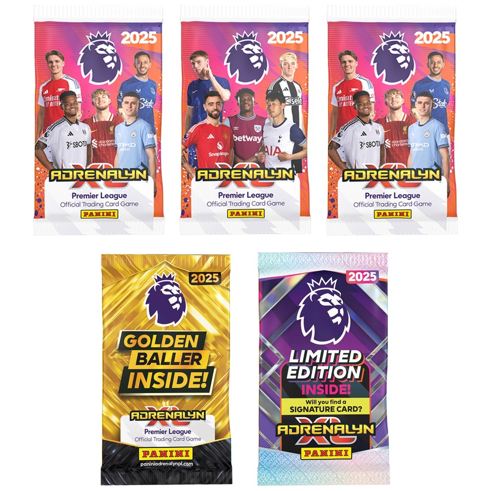 Premier League 2025 Adrenalyn XL Official Trading Cards Starter Pack Smyths Toys UK