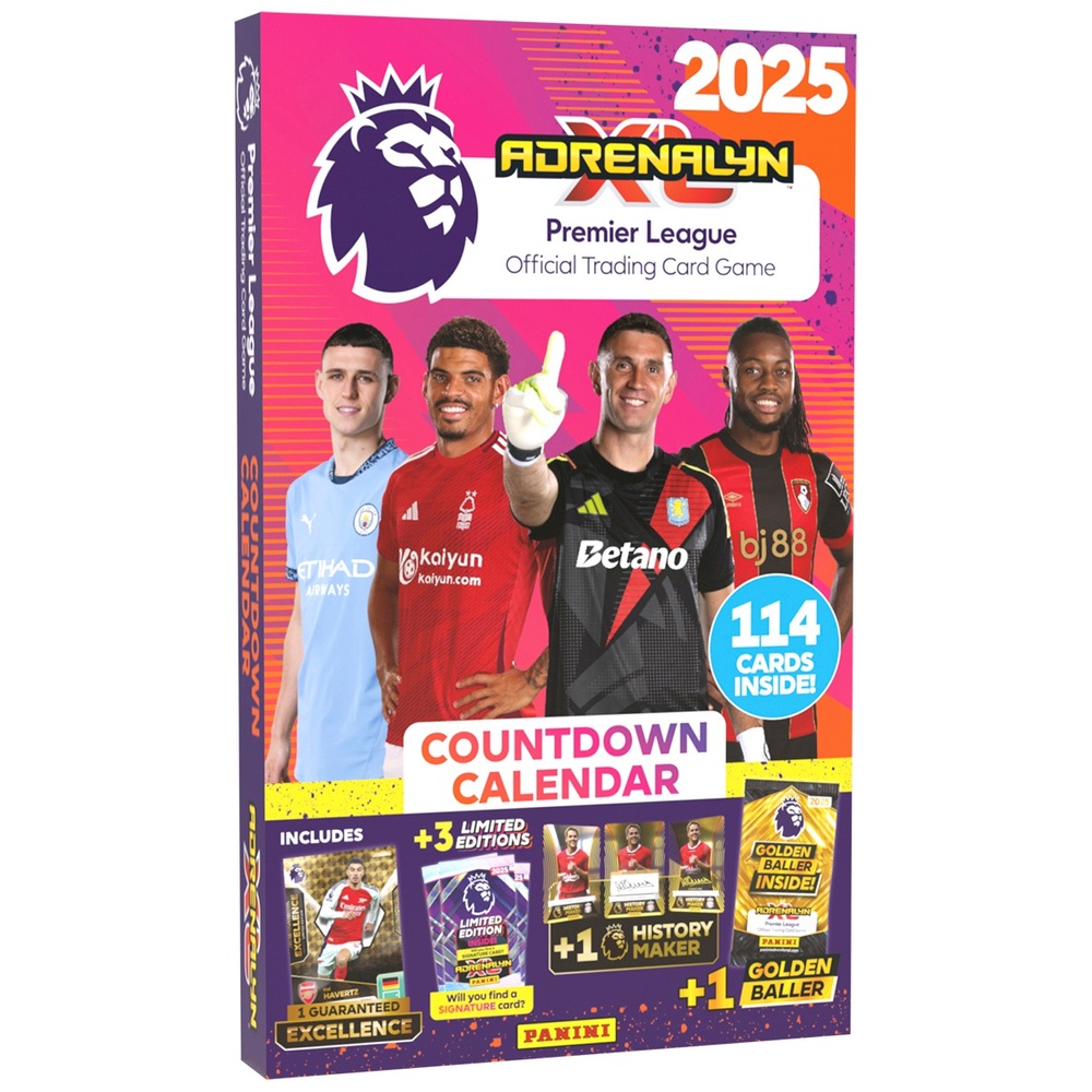 Premier League 2024/25 Adrenalyn XL Official Trading Cards Countdown