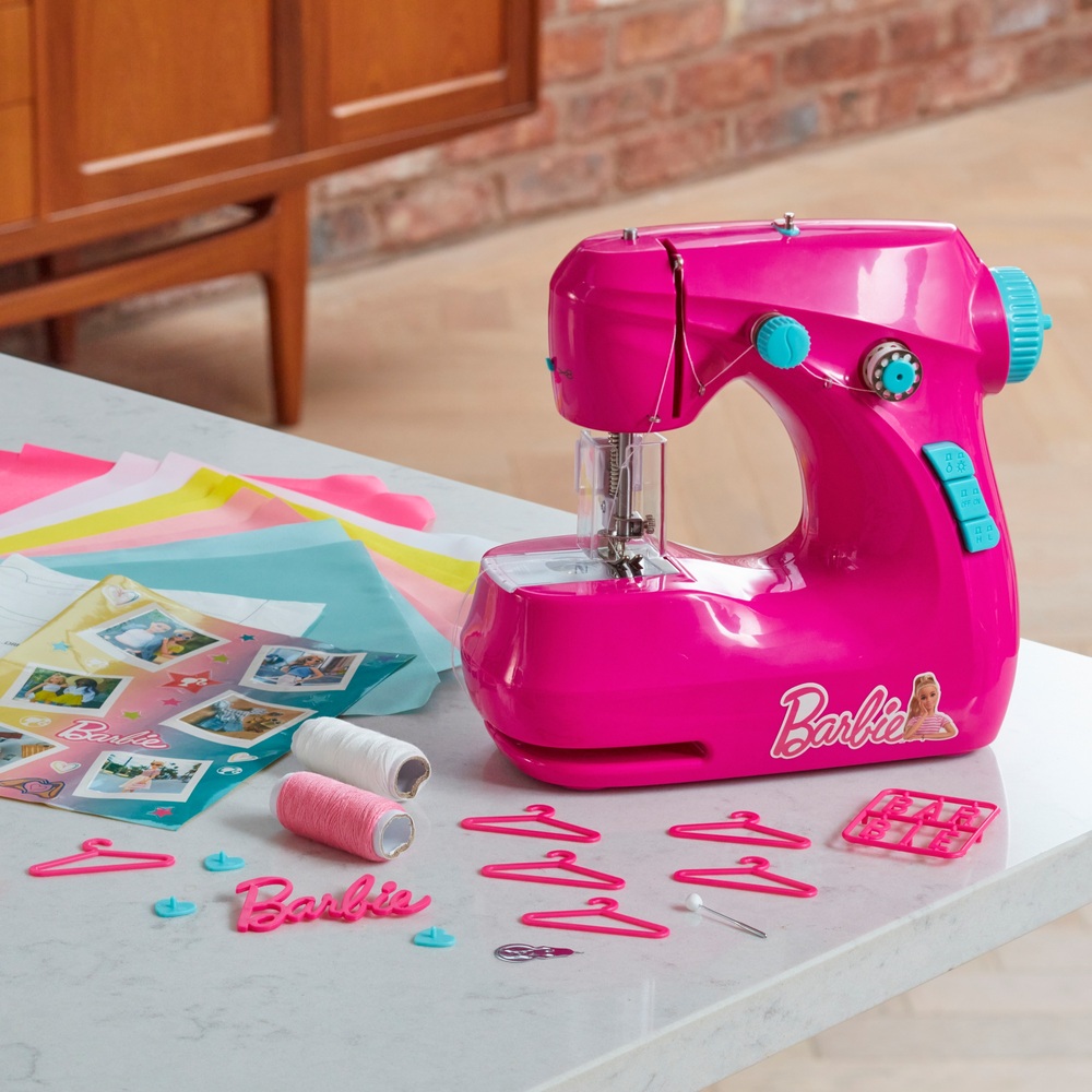 Barbie Sewing Machine and Doll Set Smyths Toys UK