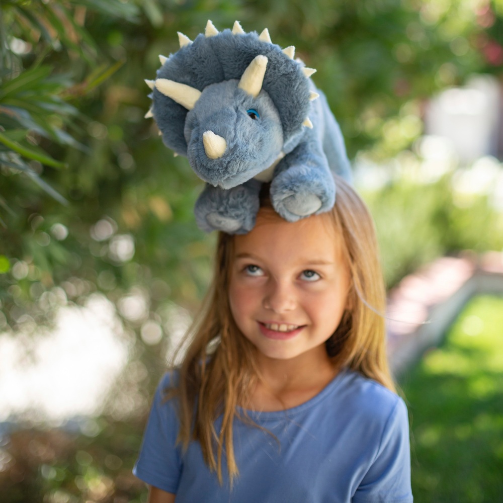 World s Softest Plush Triceratops Soft Toy 40cm