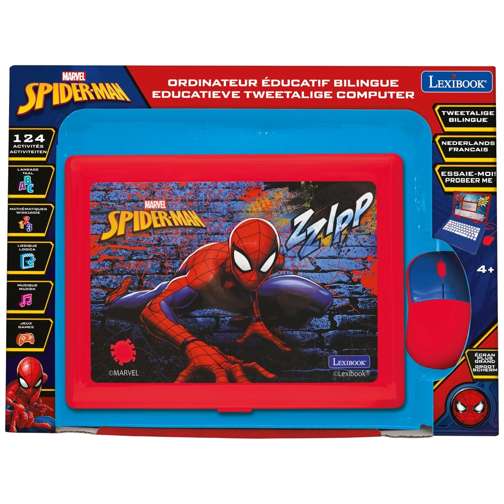 Clementoni - 16452 - Sapientino Basic - Marvel Ultimate Spider-Man - Educatieve Spellen 3-6 Jaar, Educatief Speelgoed, Elektronische En Interactieve, Met Elektronische Pen, Gemaakt In Italië