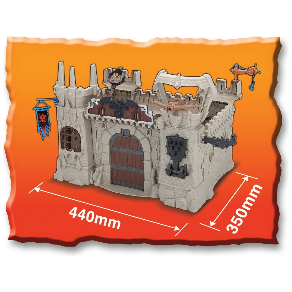 Medieval Kingdom Playset Trebuchet Castle with Knight Action