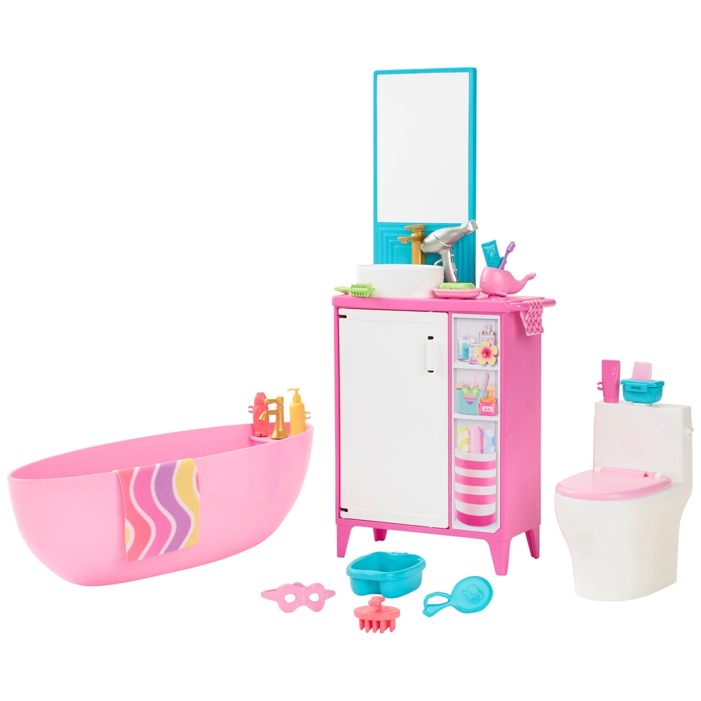 Barbie World Bubble Bath Time Playset | Smyths Toys UK