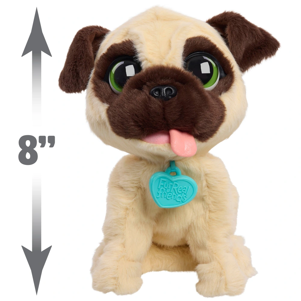 furReal Interactieve Knuffel JJ My Jumpin' Pug 20 cm | Smyths Toys