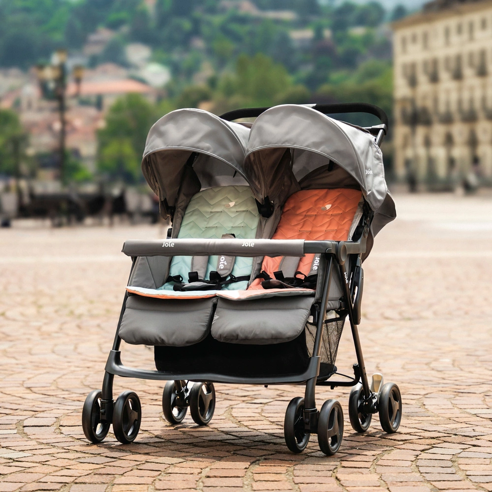 Joie Air Twin Geschwisterwagen Pebble grau | Smyths Toys Deutschland