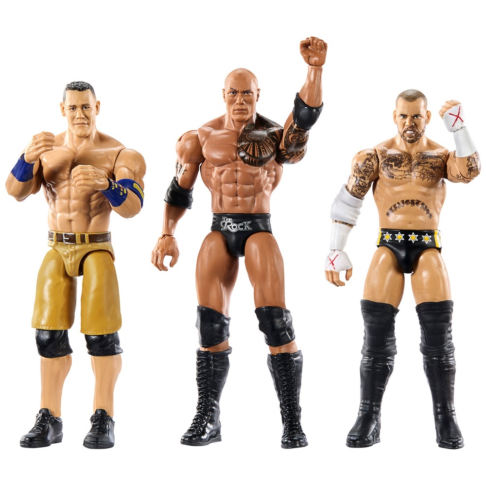 Figurine The Rock WWE Main Event Series 150 - Boîte Un Peu Abîmée Mais Figurine Nickel !