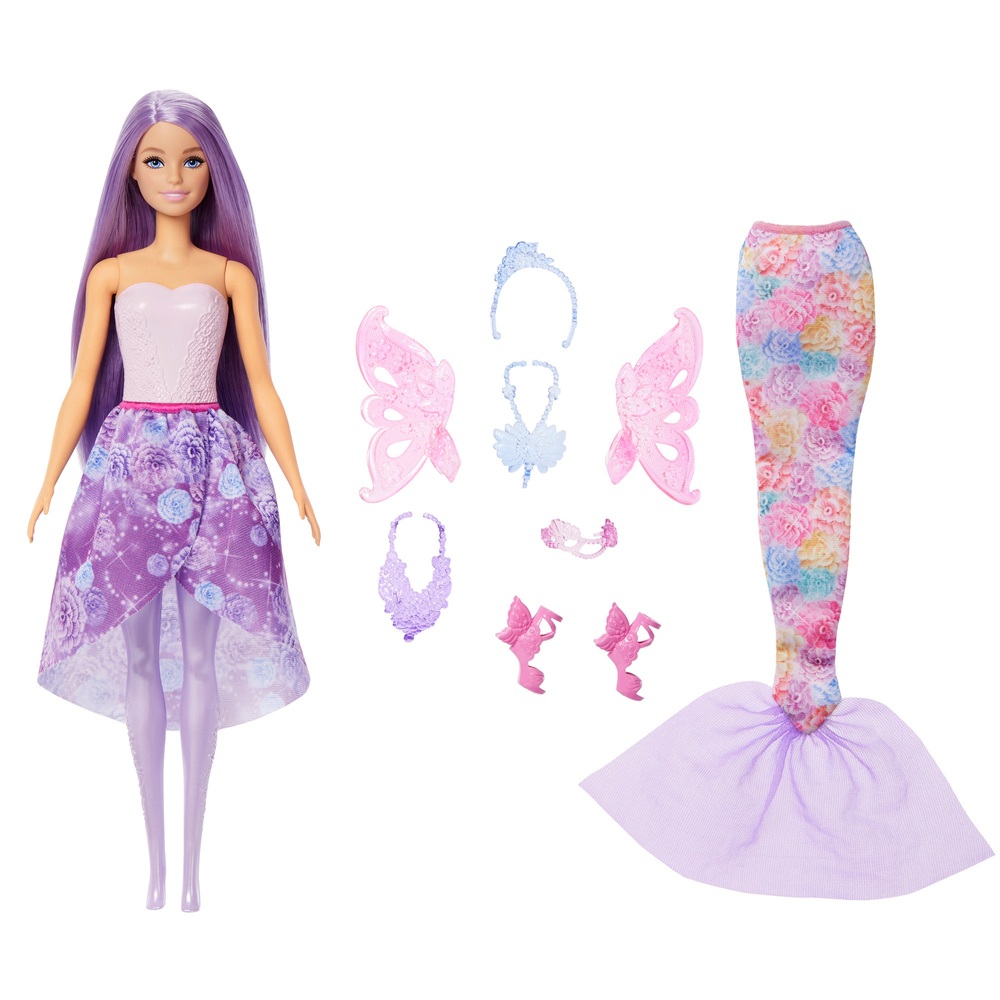 Barbie Fantasy Dress Up Doll Set Smyths Toys UK