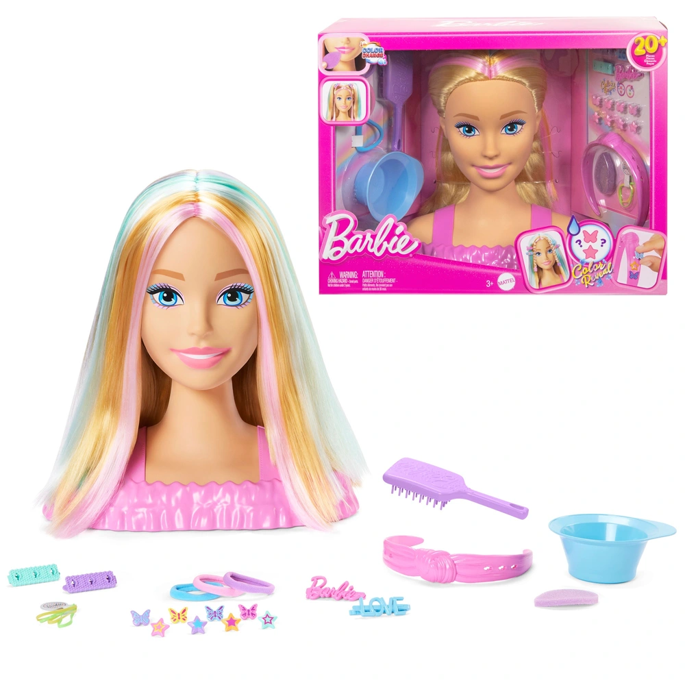 Barbie Colour Reveal Styling Head Smyths Toys UK