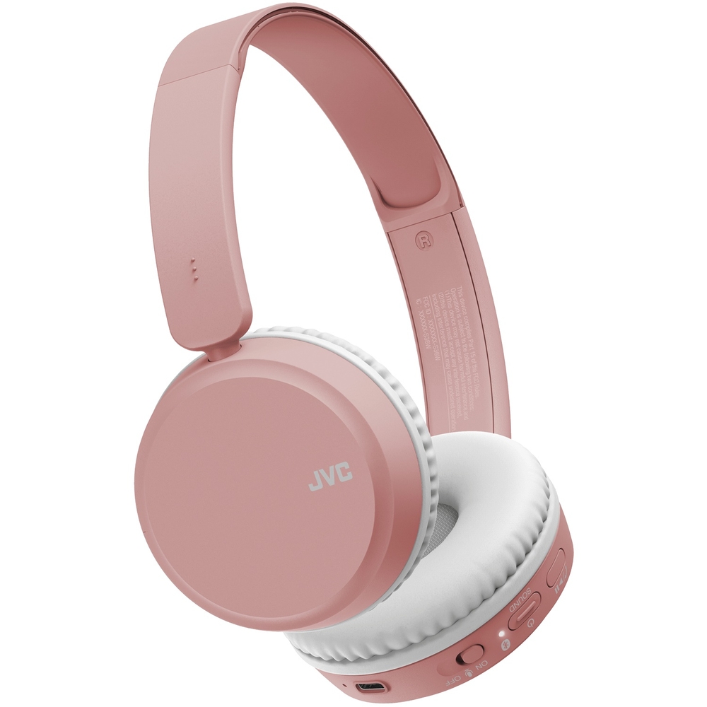 JVC Wireless Bluetooth On Ear Headphones Pink | Smyths Toys UK