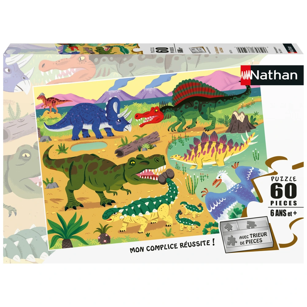 Cadeau Enfant Puzzle Puzzle De Sol SYNARRY 70 Pièces - Thème Transport Enfant - Camions