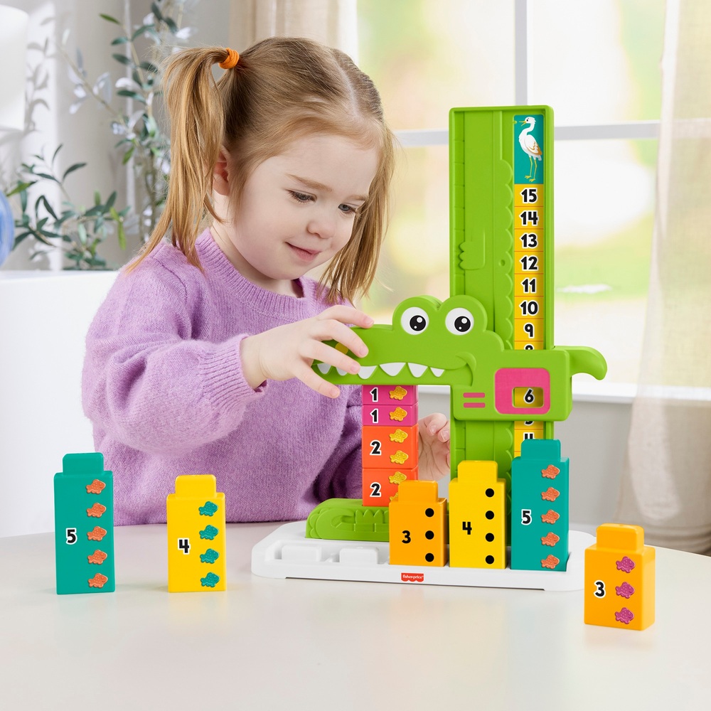 Fisher price toy stacking adding alligator smyths toys uk