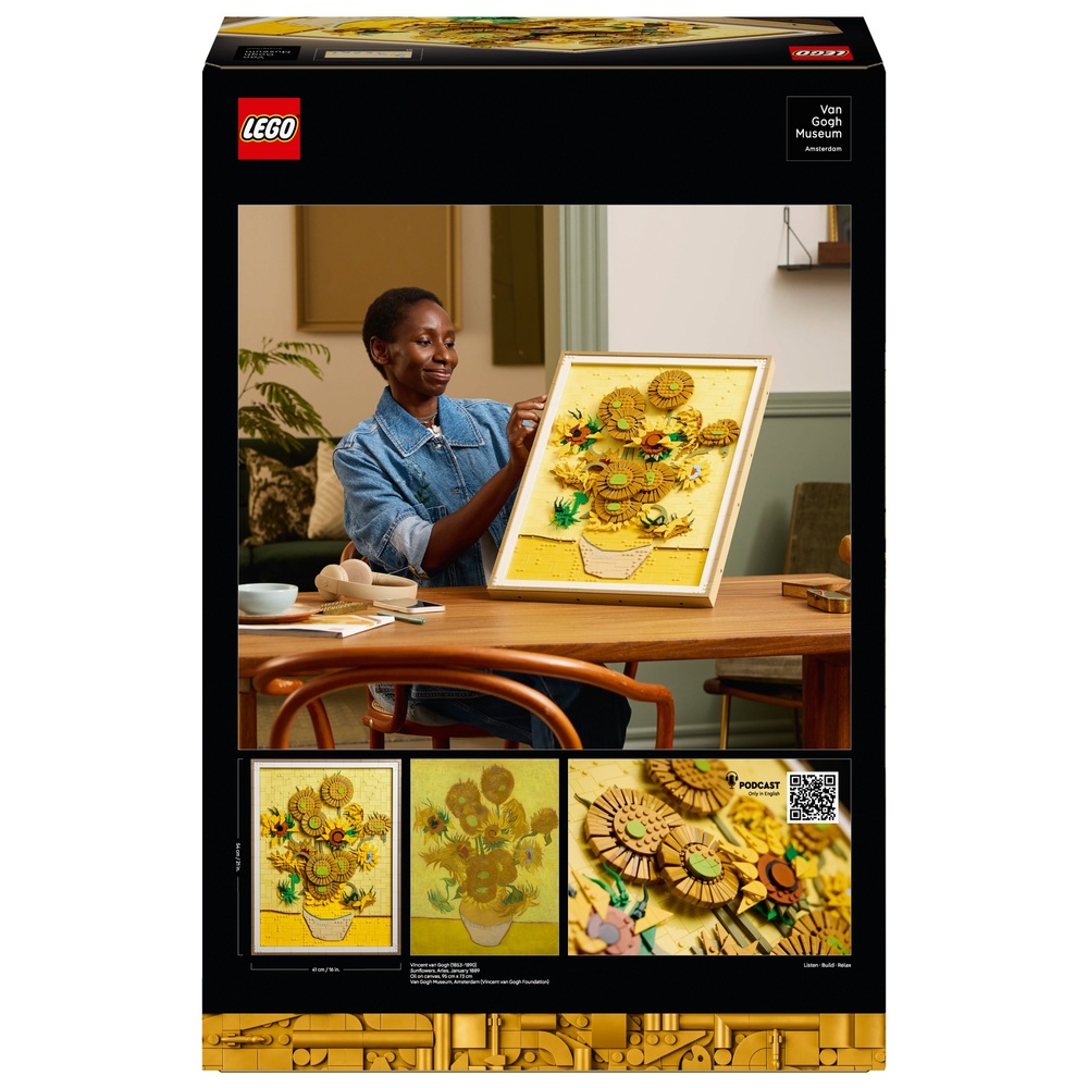 LEGO Art 31215 Vincent van Gogh Sunflowers Set for Adults | Smyths Toys UK