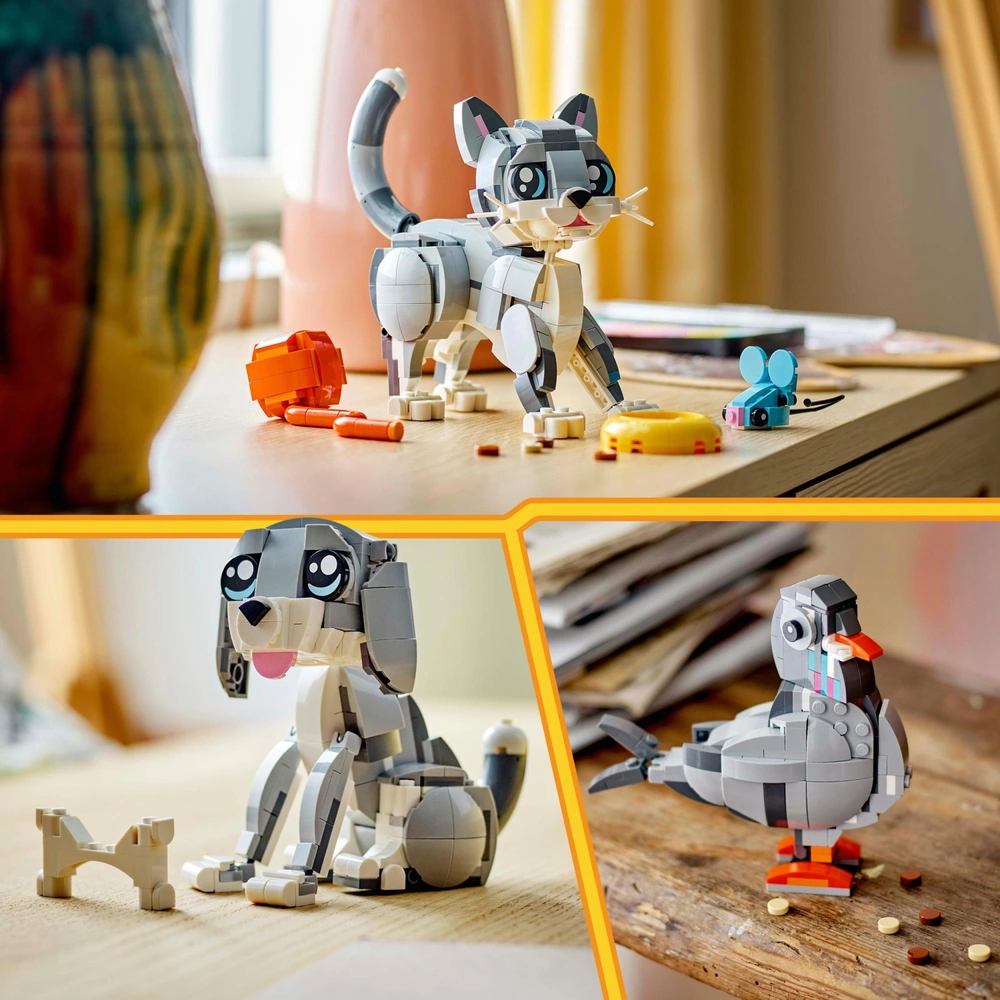 LEGO Creator 31163 3-in-1 Playful Cat Set | Smyths Toys UK