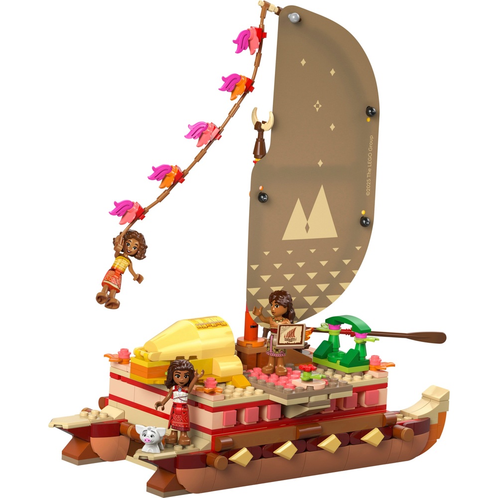 LEGO Disney Princess 43270 Moana Moana's Adventure Canoe Set | Smyths ...