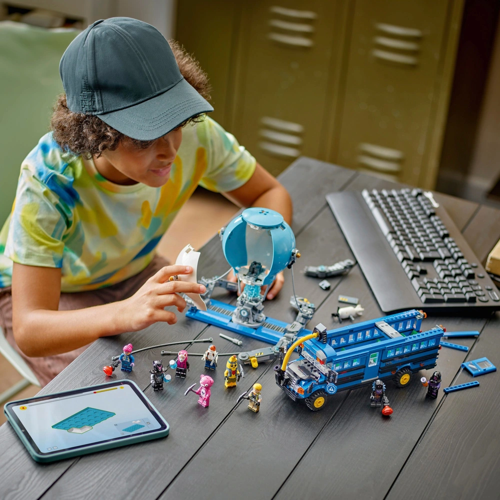 LEGO Fortnite 77073 Battle Bus Set Smyths Toys UK