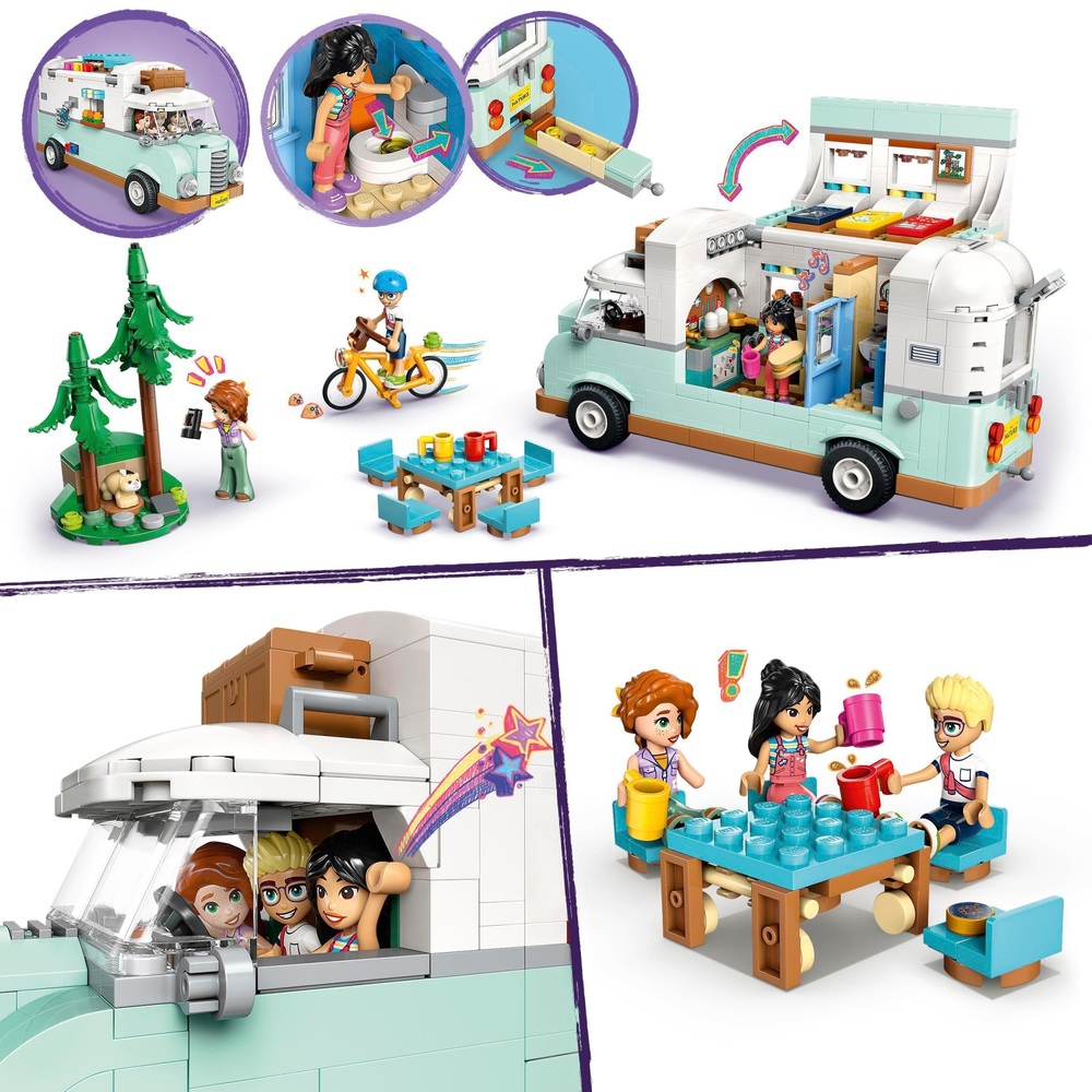 Lego Friends Lego Set Camper LEGO Friends 42663 Friendship