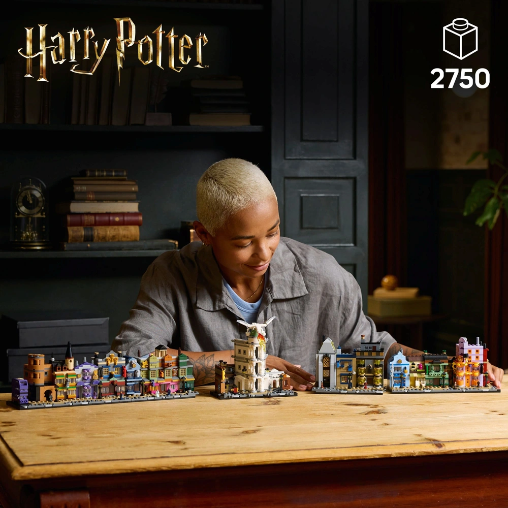 LEGO Harry Potter 76444 Diagon Alley Wizarding Shops Set for