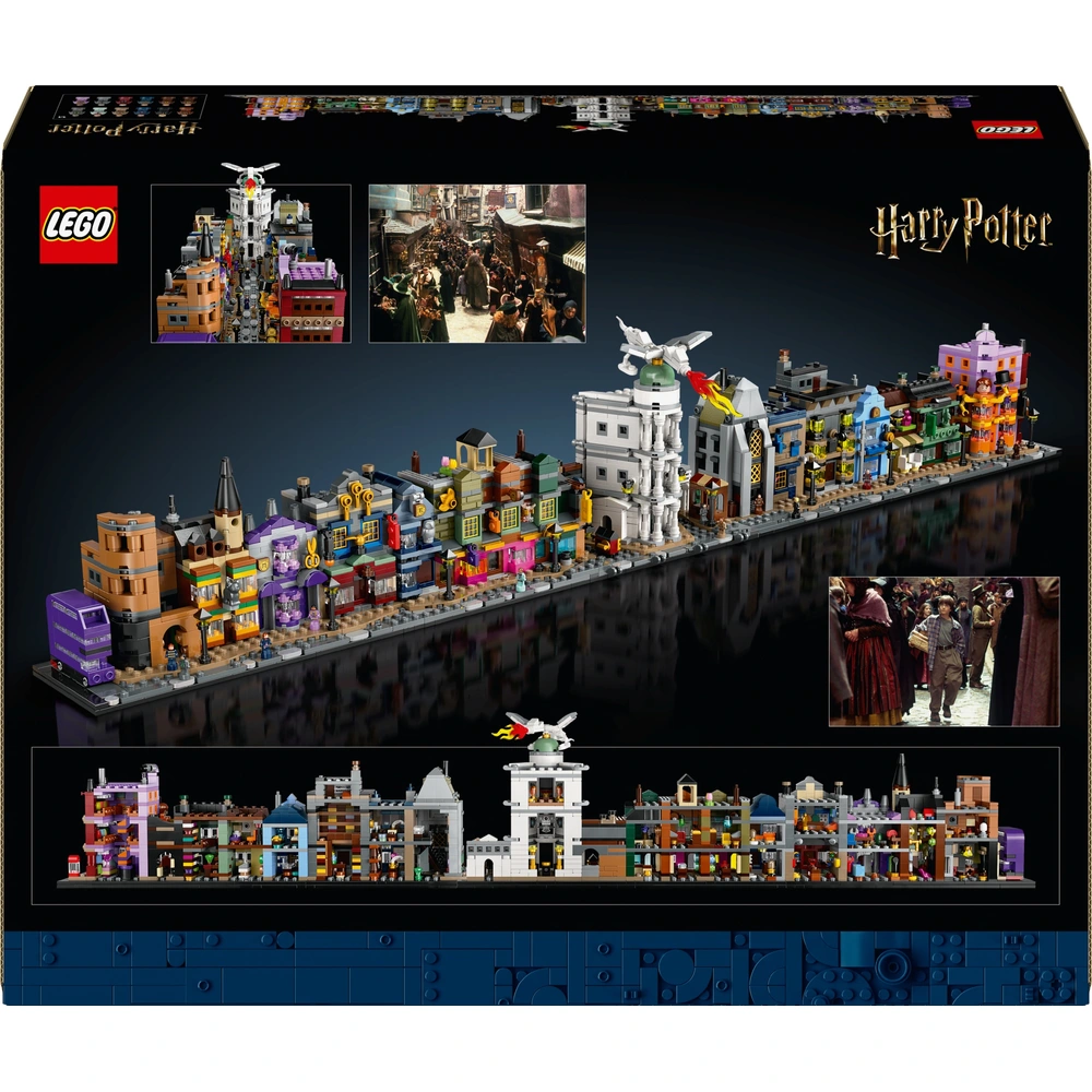 LEGO Harry Potter 76444 Diagon Alley Wizarding Shops Set for