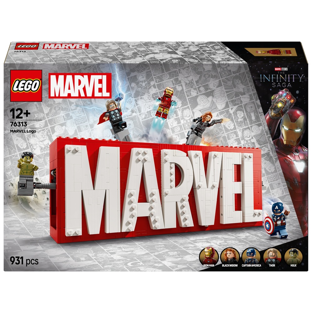 LEGO Marvel Super Heroes 76313 Marvel Logo Minifiguren