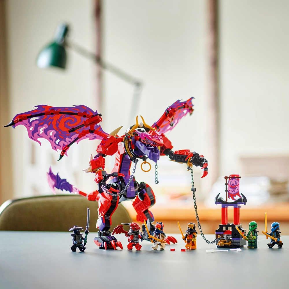 LEGO NINJAGO 71832 Thunderfang Dragon of Chaos Set | Smyths Toys UK