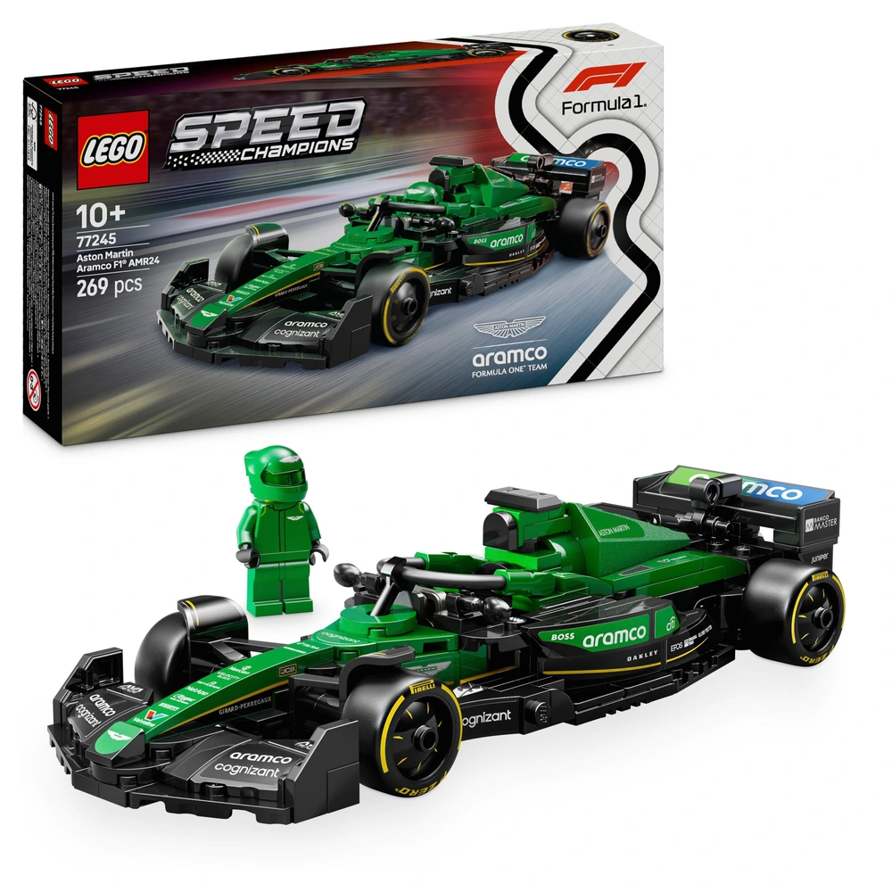 LEGO Speed Champions 77245 Aston Martin Aramco F1 AMR24 Race Car