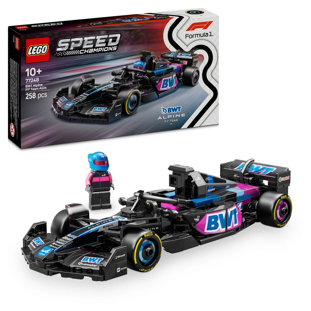 LEGO Speed Champions 77248 BWT Alpine F1 Team A524 Race Car Set