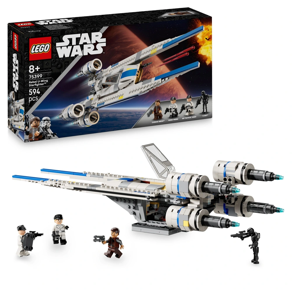 LEGO Star Wars 75399 Rebel U-Wing Starfighter Set Smyths Toys UK
