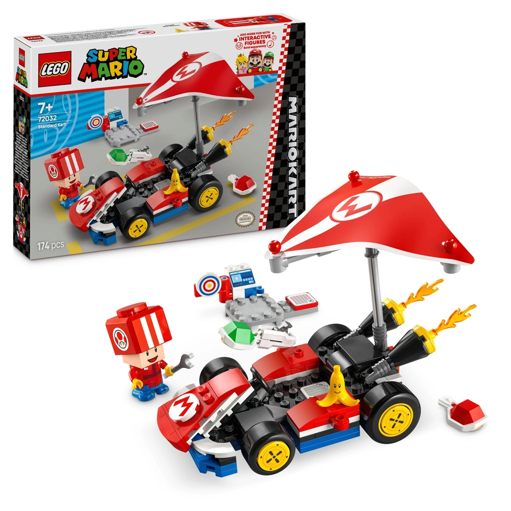 LEGO Super Mario 72032 Mario Kart – Standard-Kart Smyths Toys