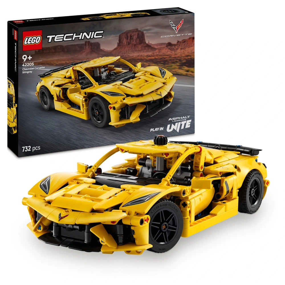 LEGO Technic 42205 Chevrolet Corvette Stingray Set Smyths Toys