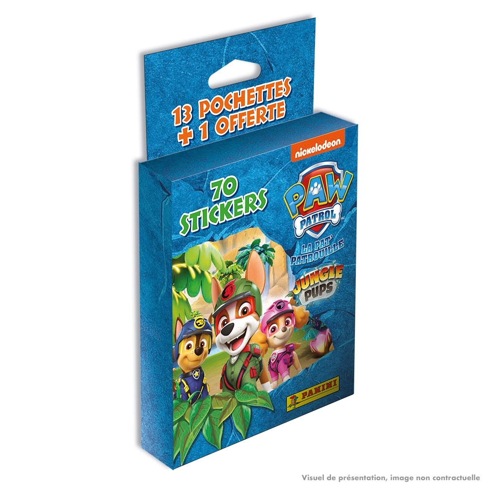 Blister PANINI Animaux 2025 - 13 Pochettes + 2 Offertes (75 Stickers) - Collection Mille Et Une Couleurs