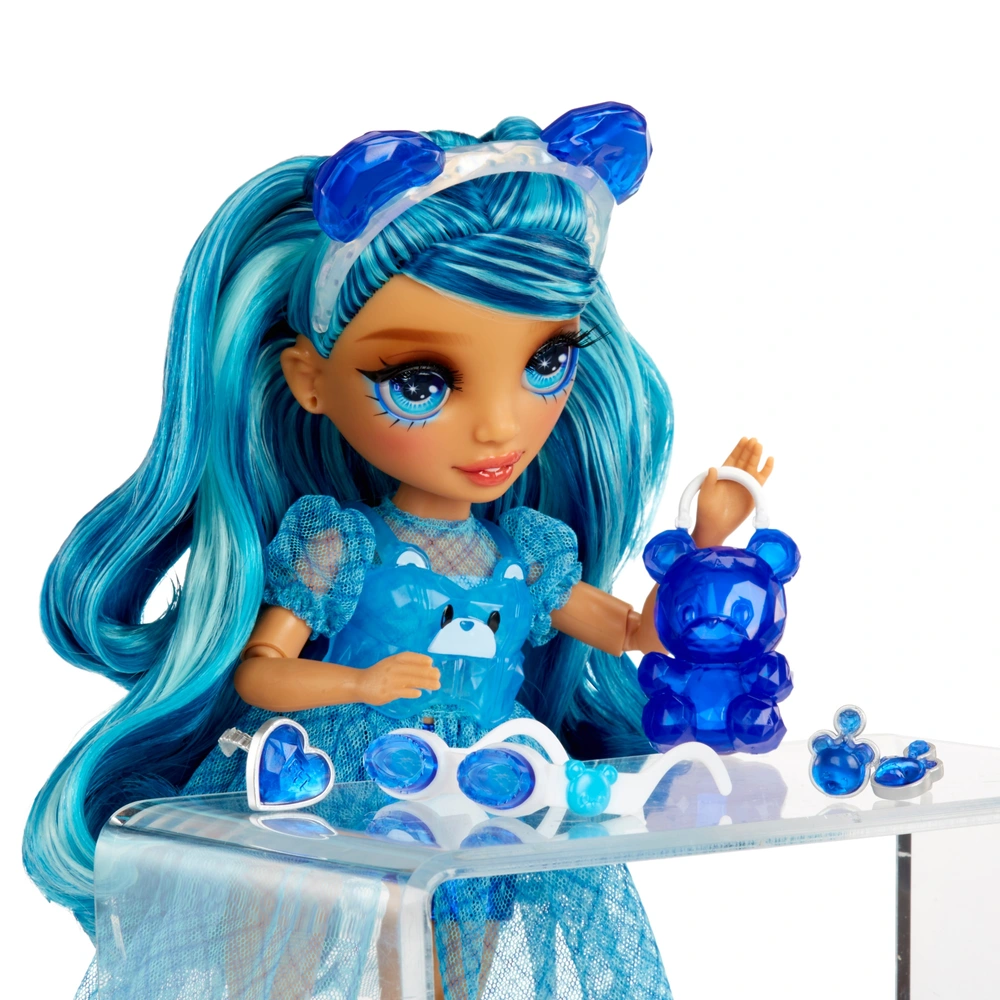 Rainbow High Creative Crystals Amaya - Poupée Mannequin 28cm Avec Kit DIY Accessoires Cristal - Bague Pour Enfant +8 Ans Kit DIY Cristaux Résine