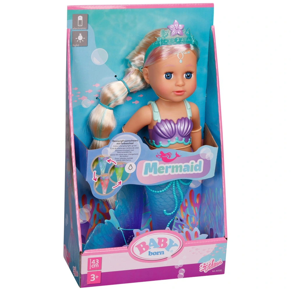 Mermaid Swimming Doll Baby Born Mermaid Doll Water Stuck In Baby