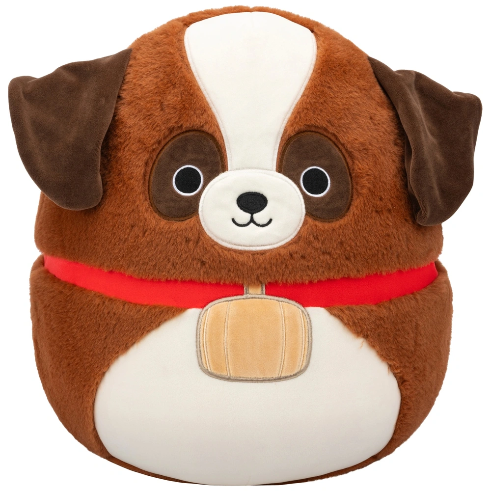Squishmallows Fuzz-A-Mallows Knuffel Sassafras de Sint Bernard 40 cm | Smyths Toys Nederland