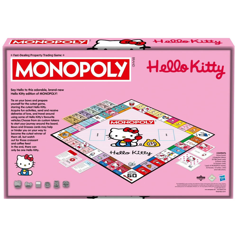 Hello kitty monopoly top