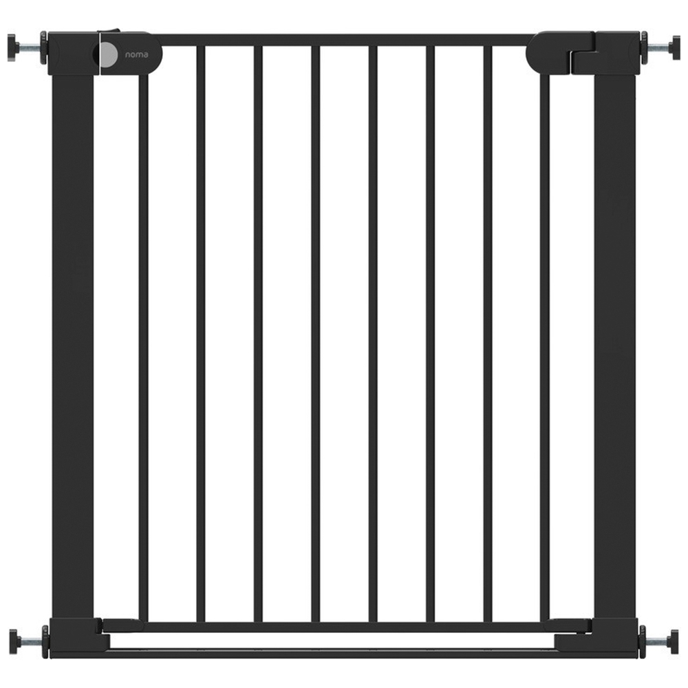 Noma Flat Step Pressure Fit Stair Gate in Black Smyths Toys Ireland