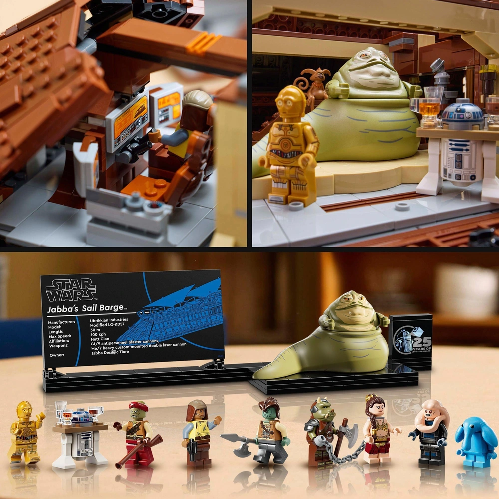 LEGO Star Wars 75397 Return of the Jedi Jabba's Sail Barge Set for