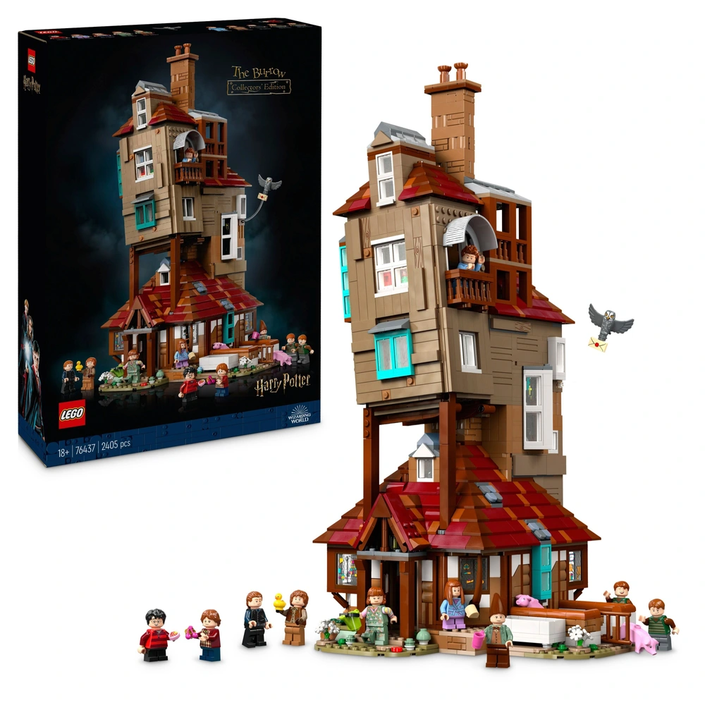 LEGO Harry Potter 76437 The Burrow Collectors' Edition Set for