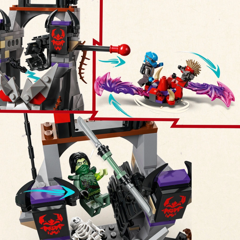 LEGO NINJAGO 71841 Dragonian Storm Village Set Smyths Toys UK