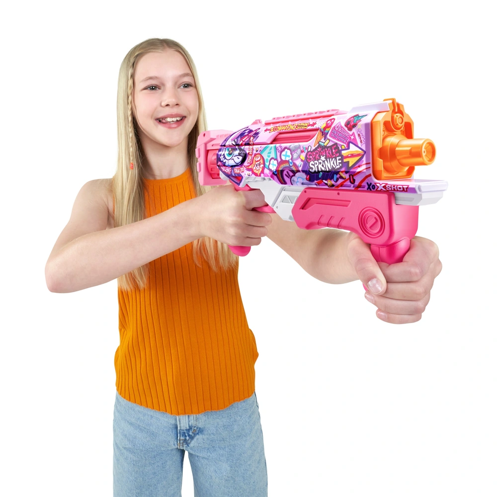 XSHOT Water Mega Pulse Motor Soaker Rosa | Blaster Ad Acqua Motorizzato Con Ricarica In 1 Secondo E Batteria Ricaricabile