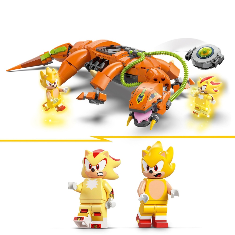 LEGO Sonic the Hedgehog 77003 Super Shadow vs. Biolizard Set | Smyths ...