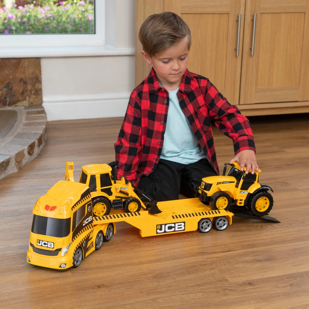 Teamsterz JCB Buldozer Met Grote Wielen. De ruwste buldozer voor de