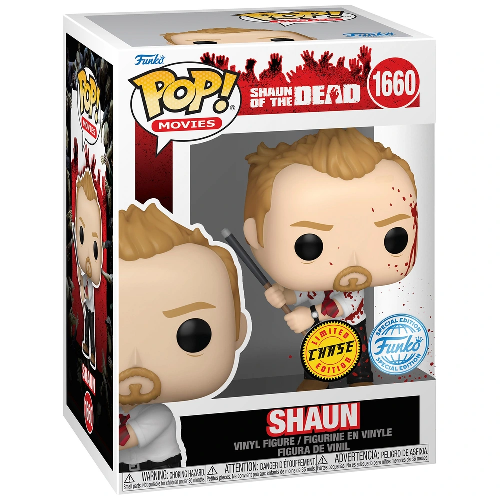 Funko POP! Movies 1660: Shaun of the Dead Shaun Chase Funko POP! Movies 1660: Shaun of the Dead Shaun Chase