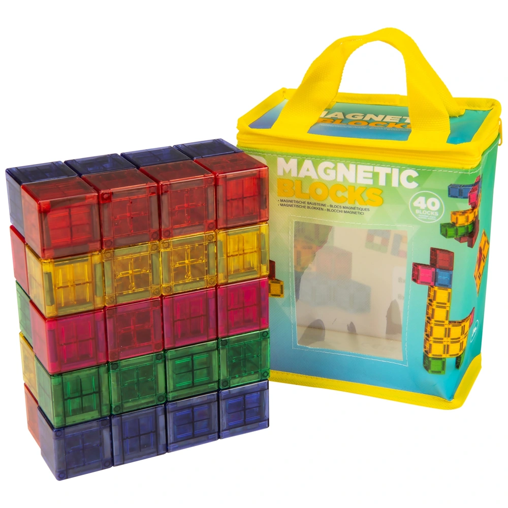 thumbnail image 2 of JriA Magnetic Tiles Building Blocks Set - 3D Puzzle Construction Toy For Kids 3+ (2024) 2 of 14