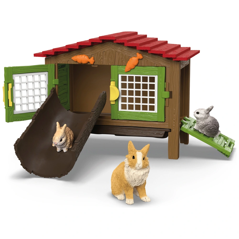 schleich Farm World 42728 Rabbit Hutch Smyths Toys UK