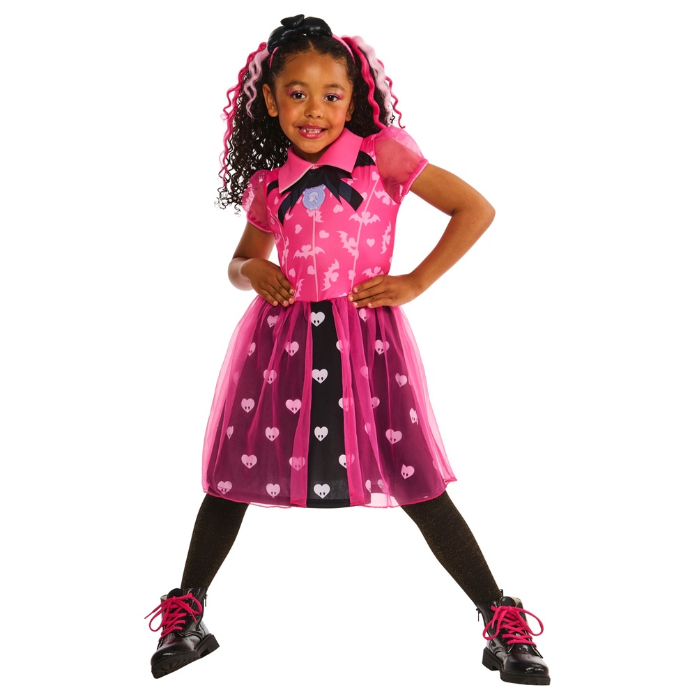 Monster High Costume Draculaura Dress-Up Set | Smyths Toys UK