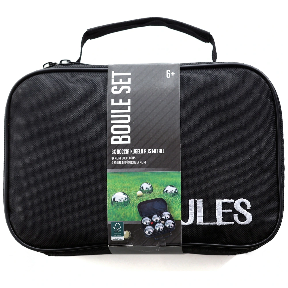 Coffret De 6 Boules De Pétanque Enfant Relaxdays - Légères Et Rouges