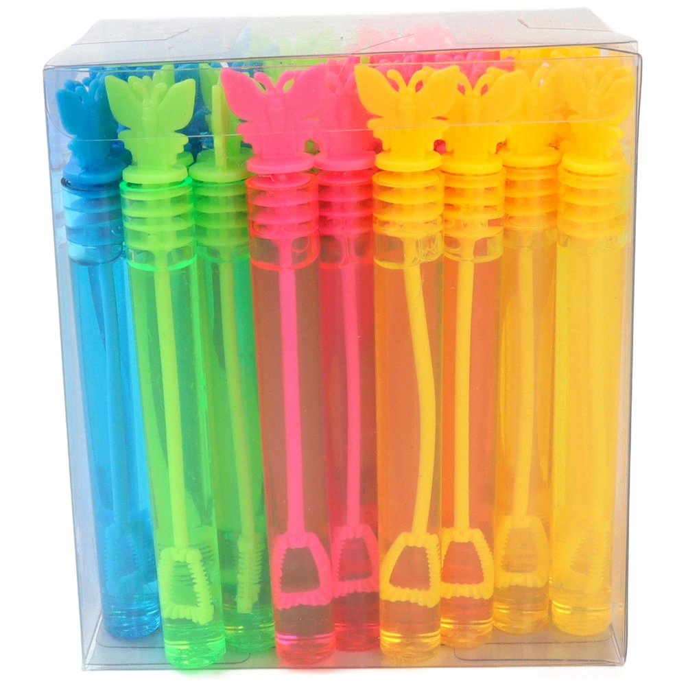 40pcs Valentines Day Bubble Wands for Kids, Mini Bubbles Party Favors