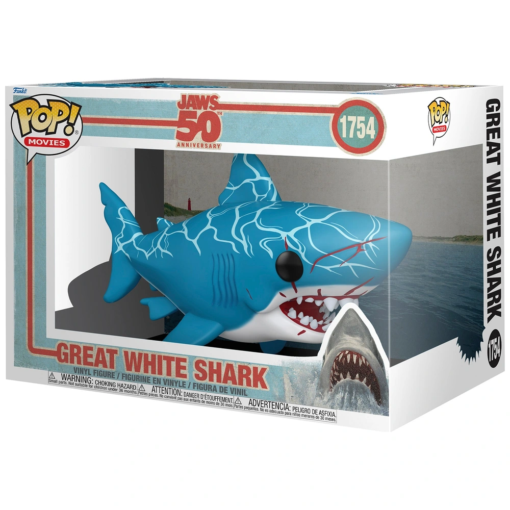 Funko POP! Movies Super 1754: Jaws Great White Shark (Retro