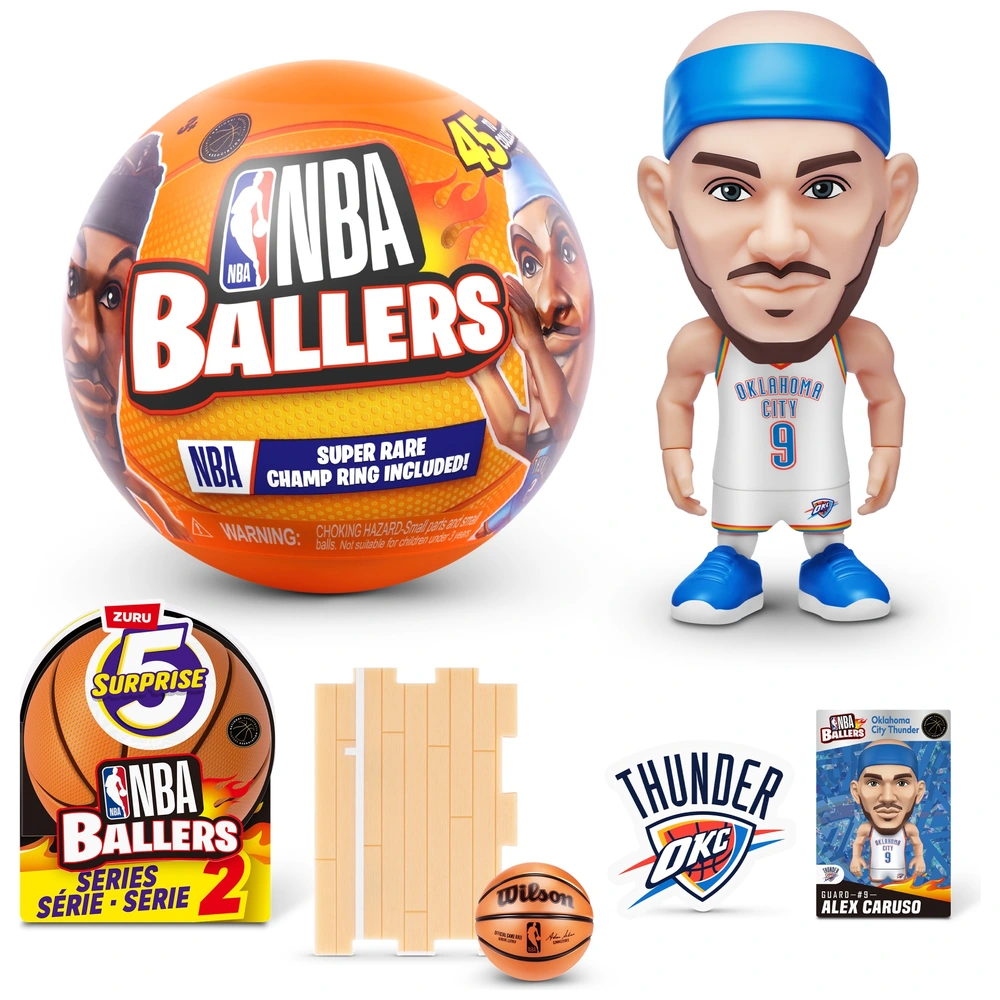 5 Surprise Ballen NBA Ballers Serie 2 | Smyths Toys Nederland